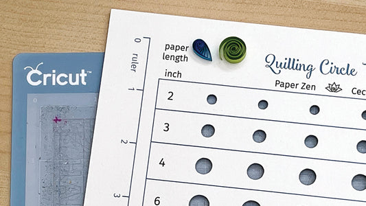 Quilling Circle Template Board with Cricut