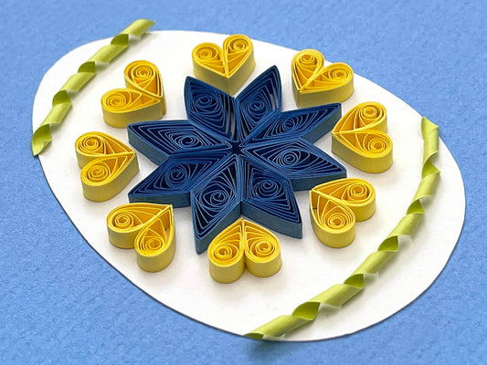 Quilling Easter Egg Card