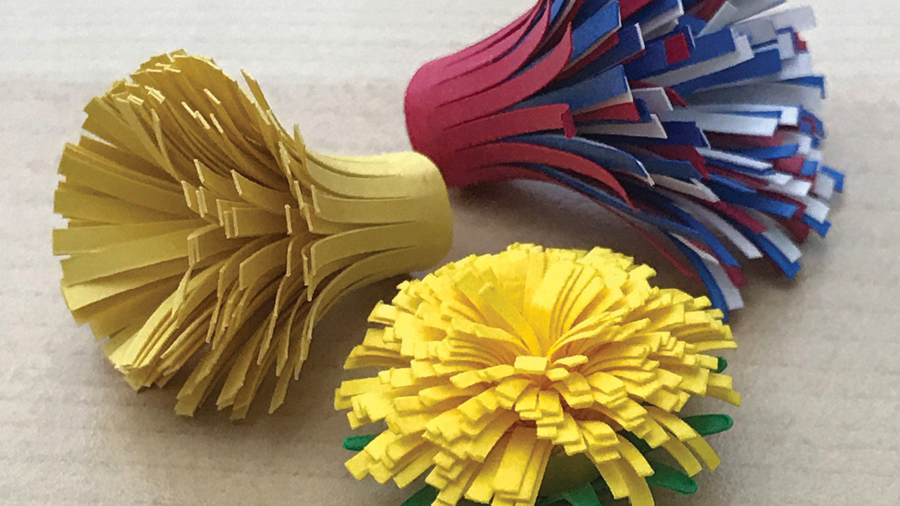 Quilling Fringed Flower 1 Dandelion Tutorial and Pattern PaperZen