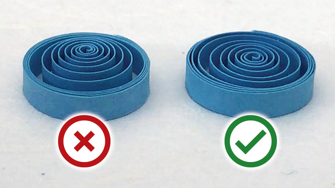 Quilling Paper - How to Find the Right and Wrong Sides