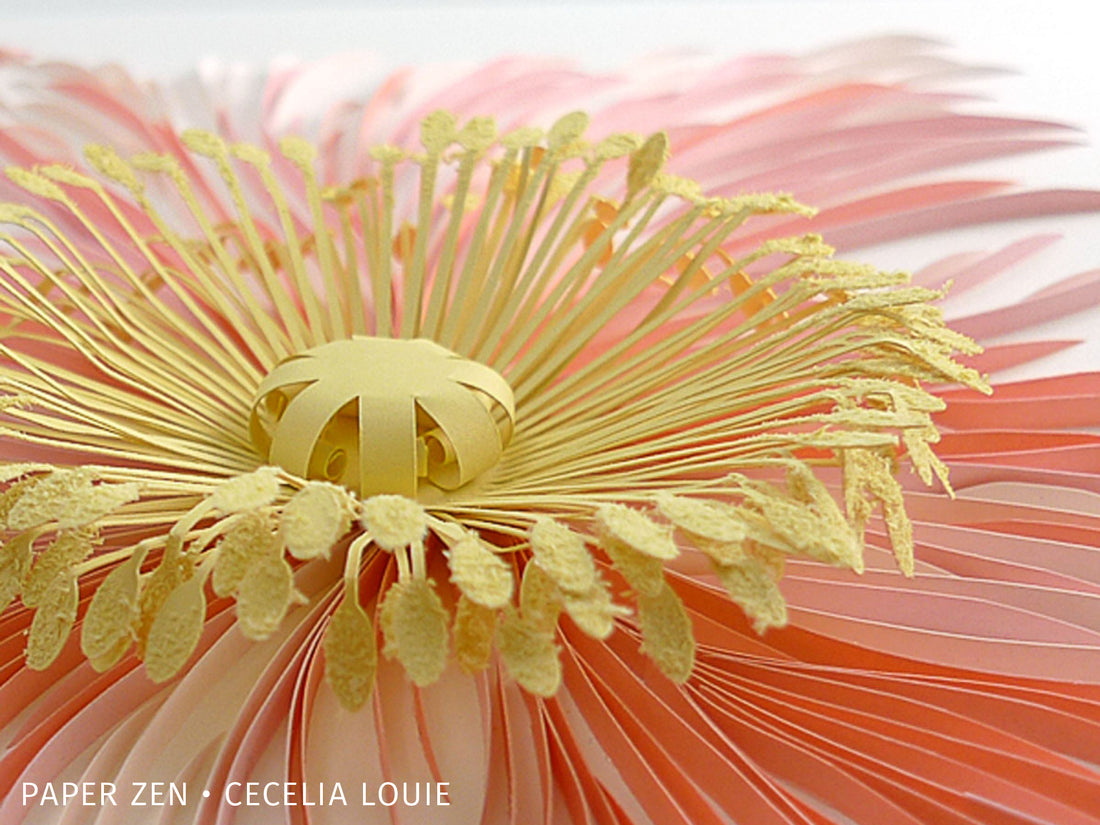 Quilling a Poppy Flower