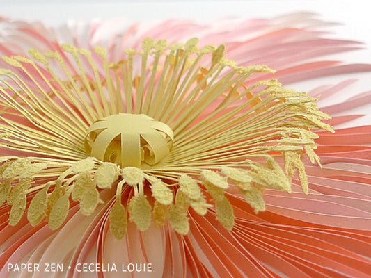Quilling a Poppy Flower