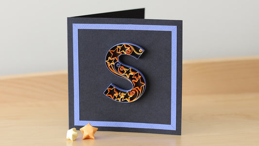 Quilling Letter S and How to Make Stars Tutorial