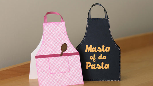 Apron Greeting Card - Free Template - SVG PDF File