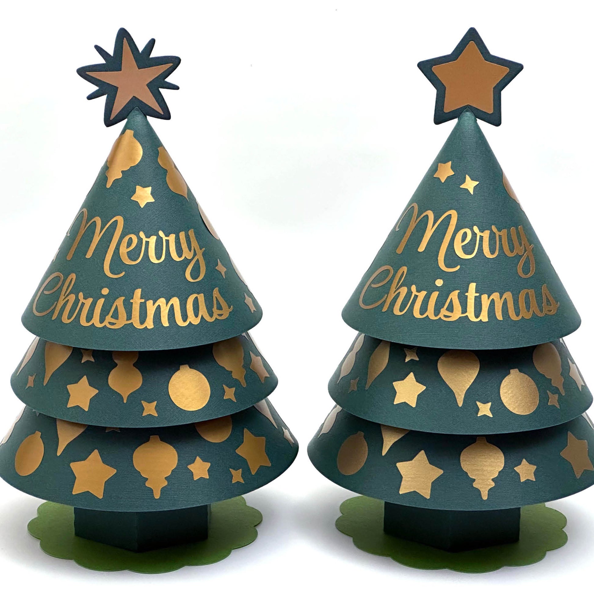 Christmas Tree Gift Box SVG cutting files for Cricut and Silhouette