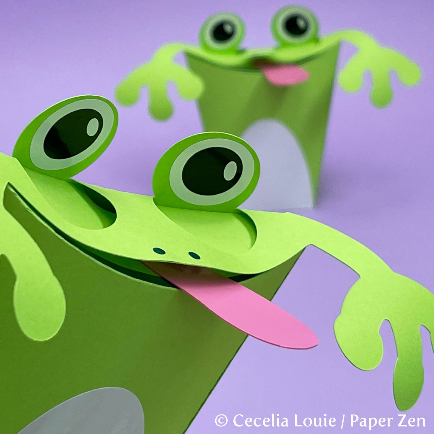 Frog Gift Box - SVG