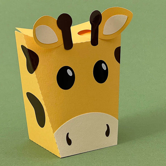 Giraffe Gift Box - SVG