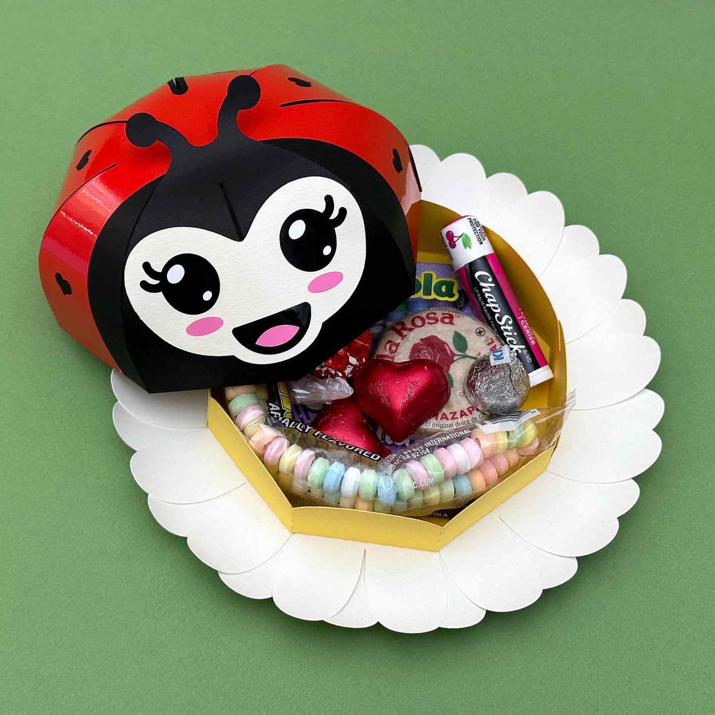 Ladybug Gift Box - SVG
