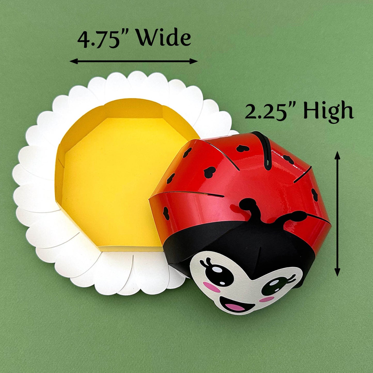 Ladybug Gift Box - SVG
