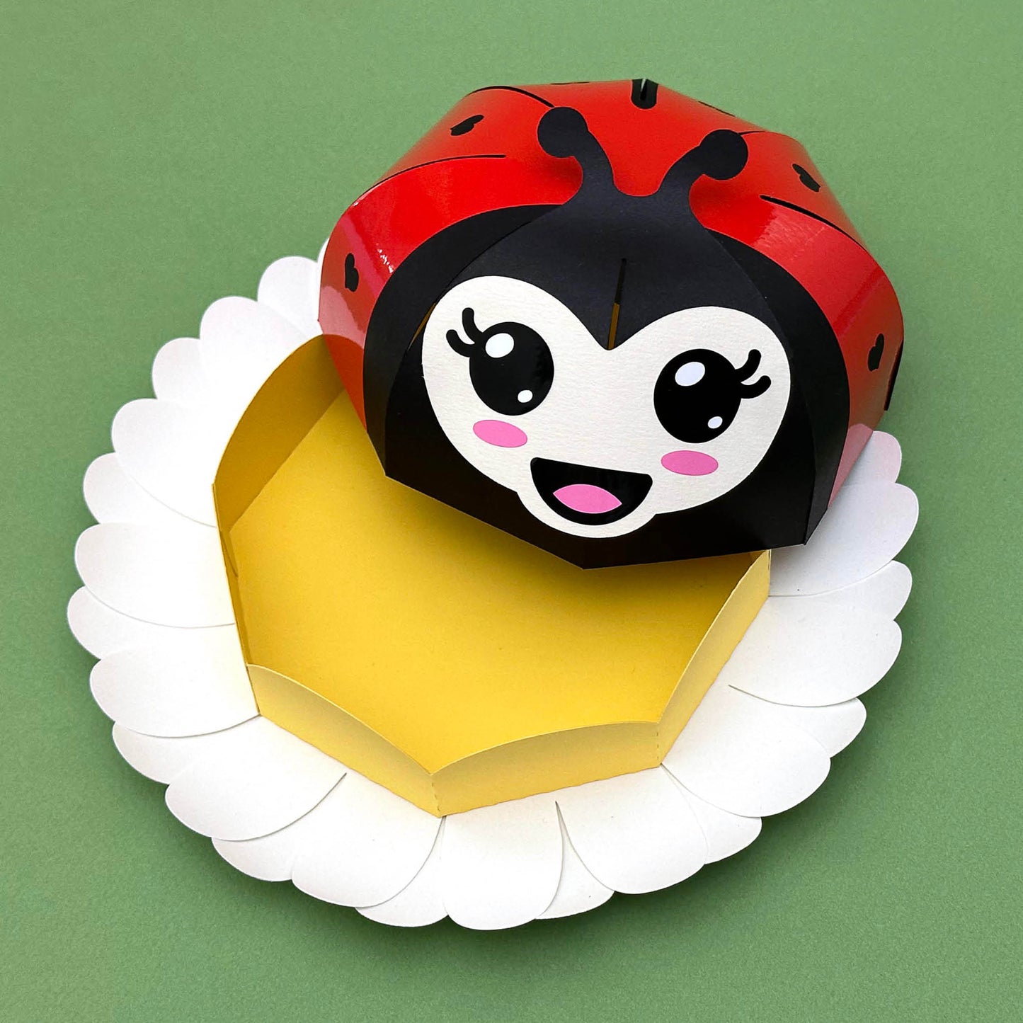 Ladybug Gift Box - SVG