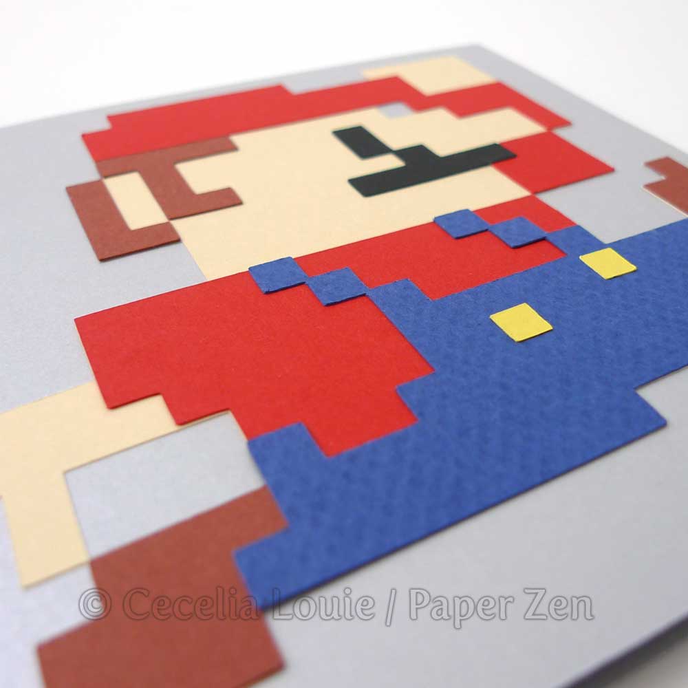 Mario Birthday Card - SVG PDF