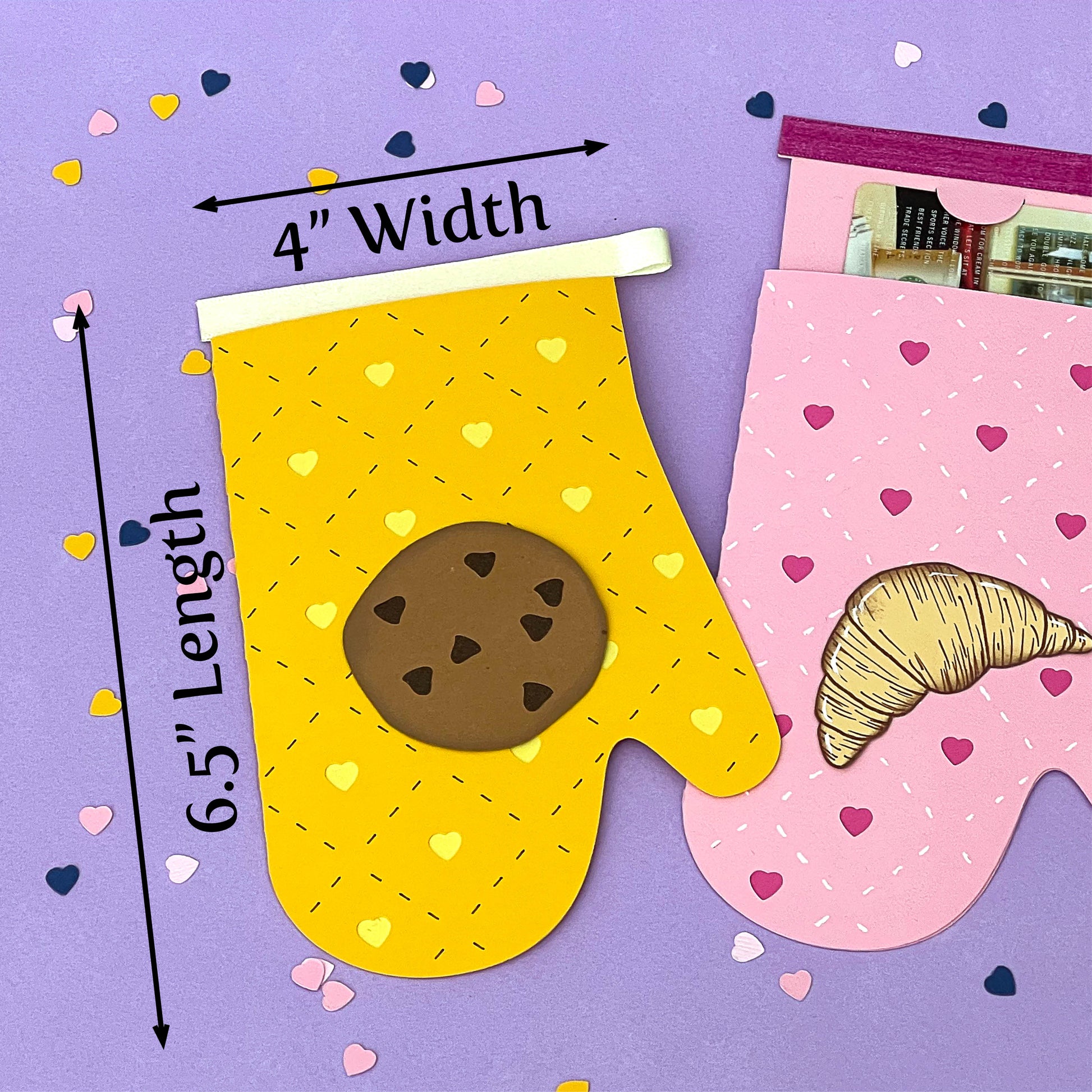 oven mitt gift card holder SVG for Mother's Day, Teacher Appreciation, Thank You, birthday