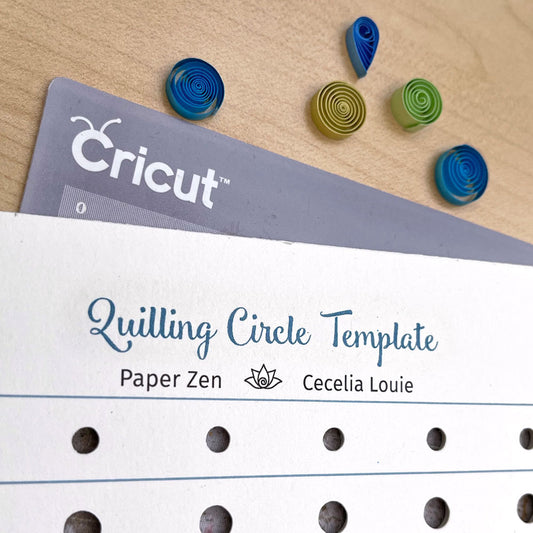 Quilling Circle Template - SVG