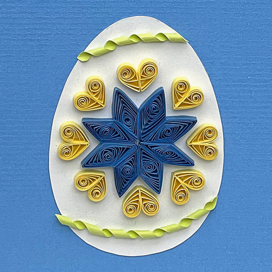 Quilling Easter Egg Card