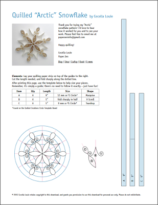 Quilling Snowflakes