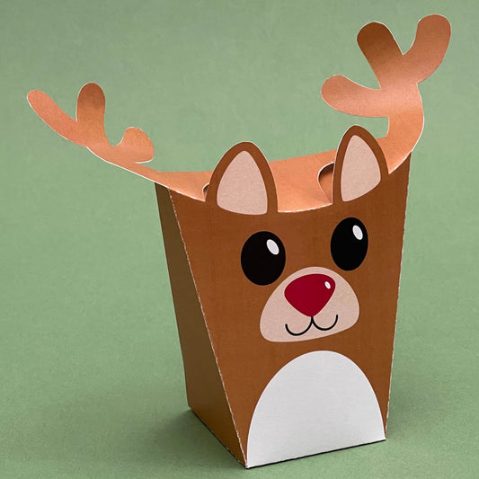 Reindeer Gift Box - PDF