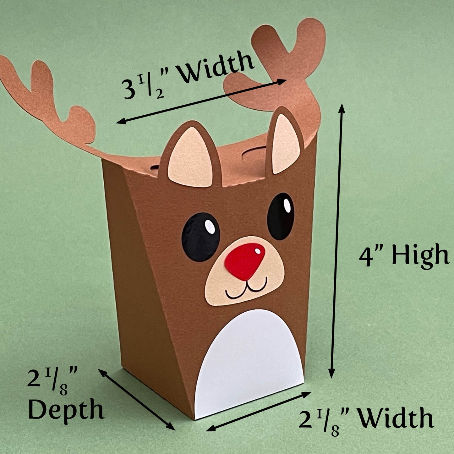 Reindeer Gift Box - PDF