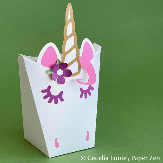 Unicorn Gift Box - SVG