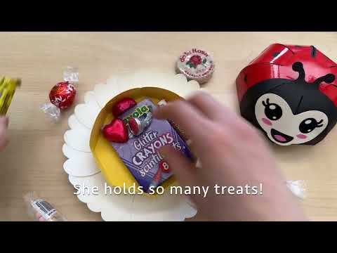 Ladybug Gift Box - SVG