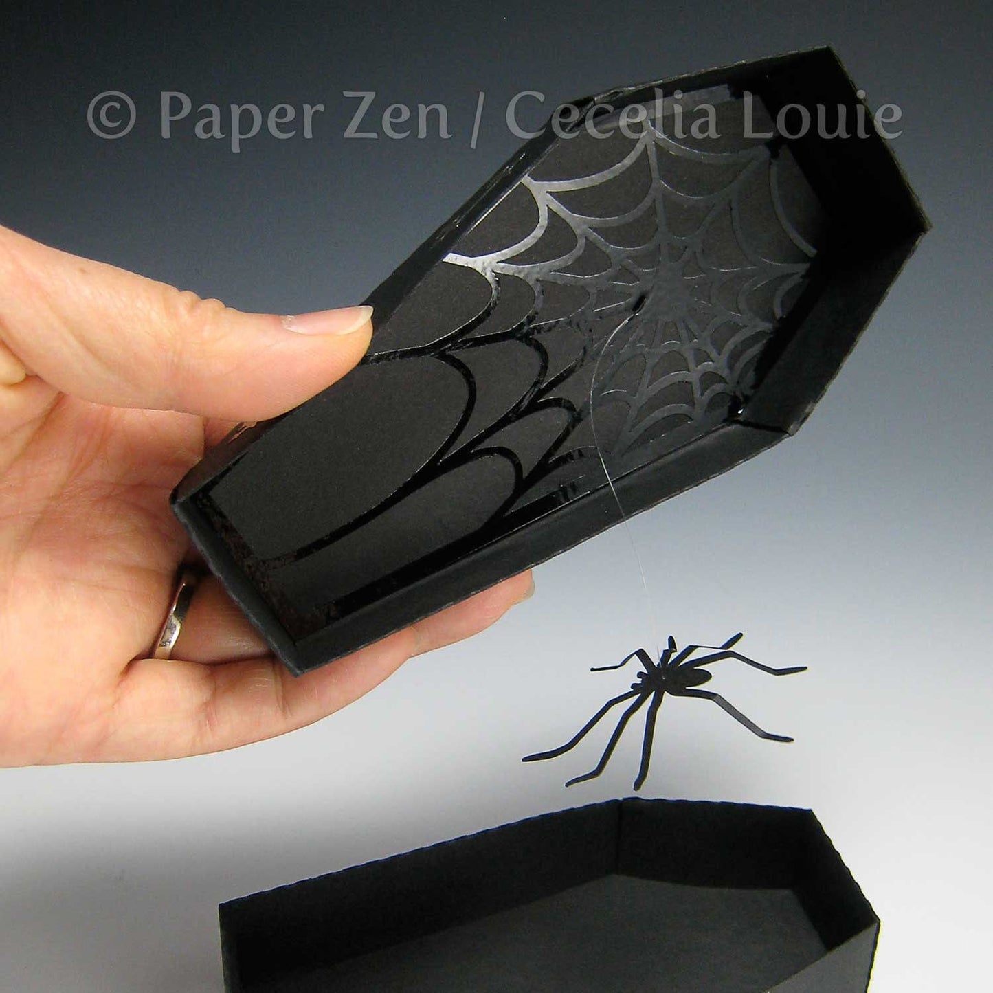 Halloween Coffin Box and Covers - SVG