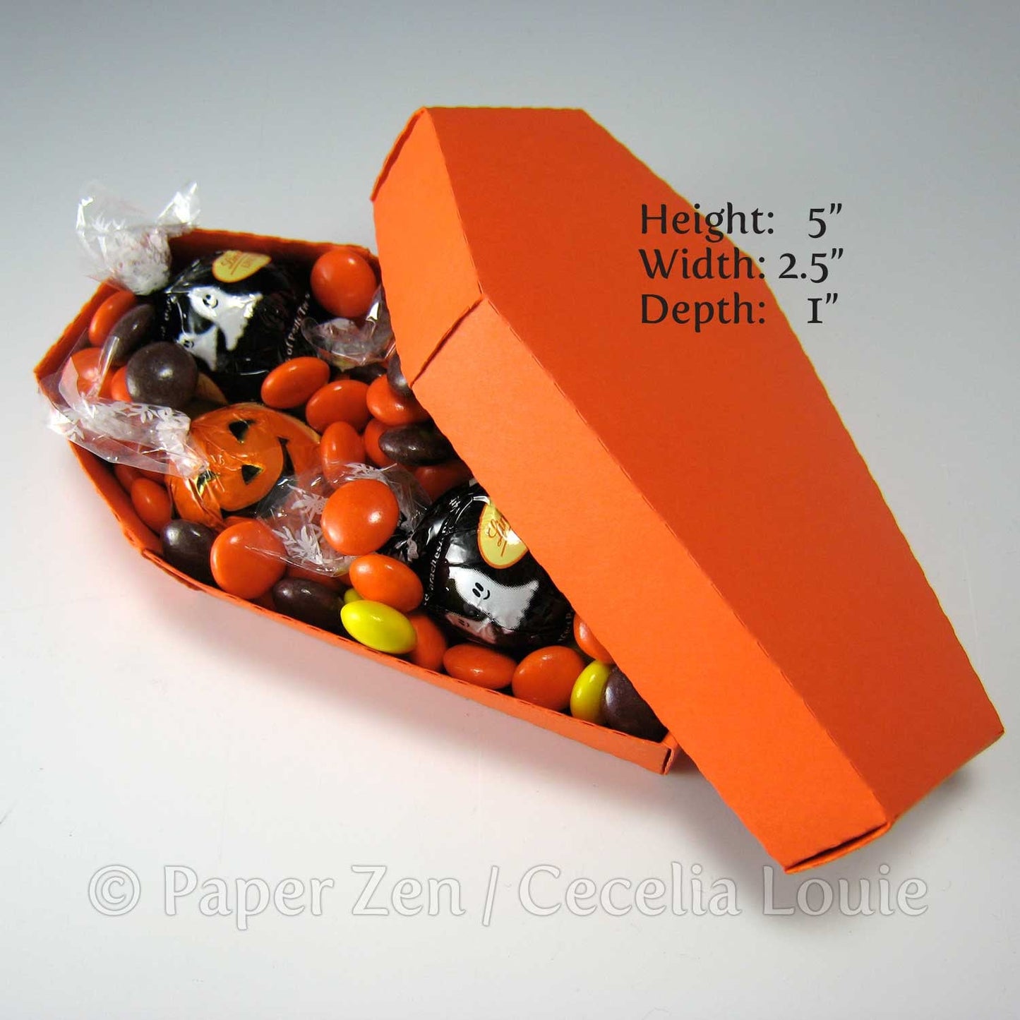 Halloween Coffin Box and Covers - SVG