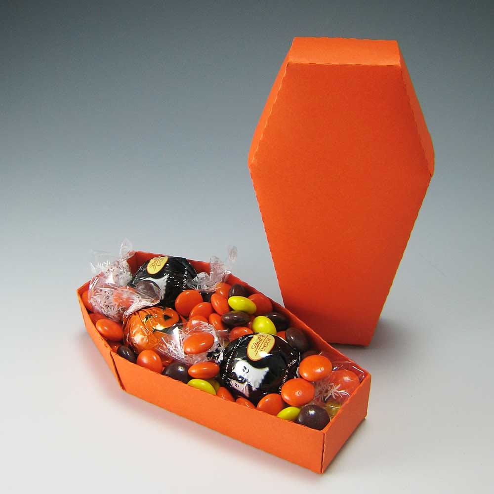 Halloween Coffin Box - SVG