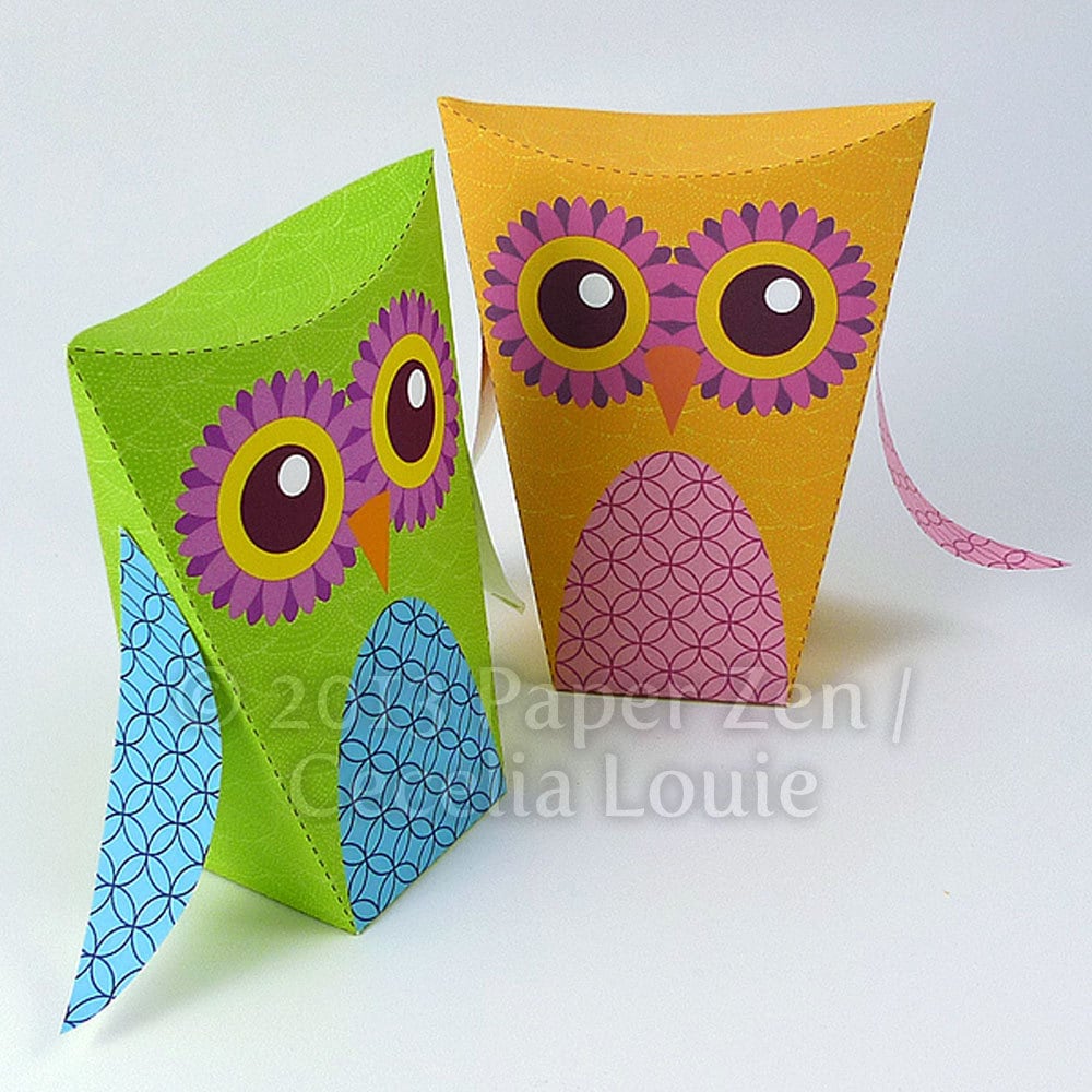 Owl Box - Printable PDF
