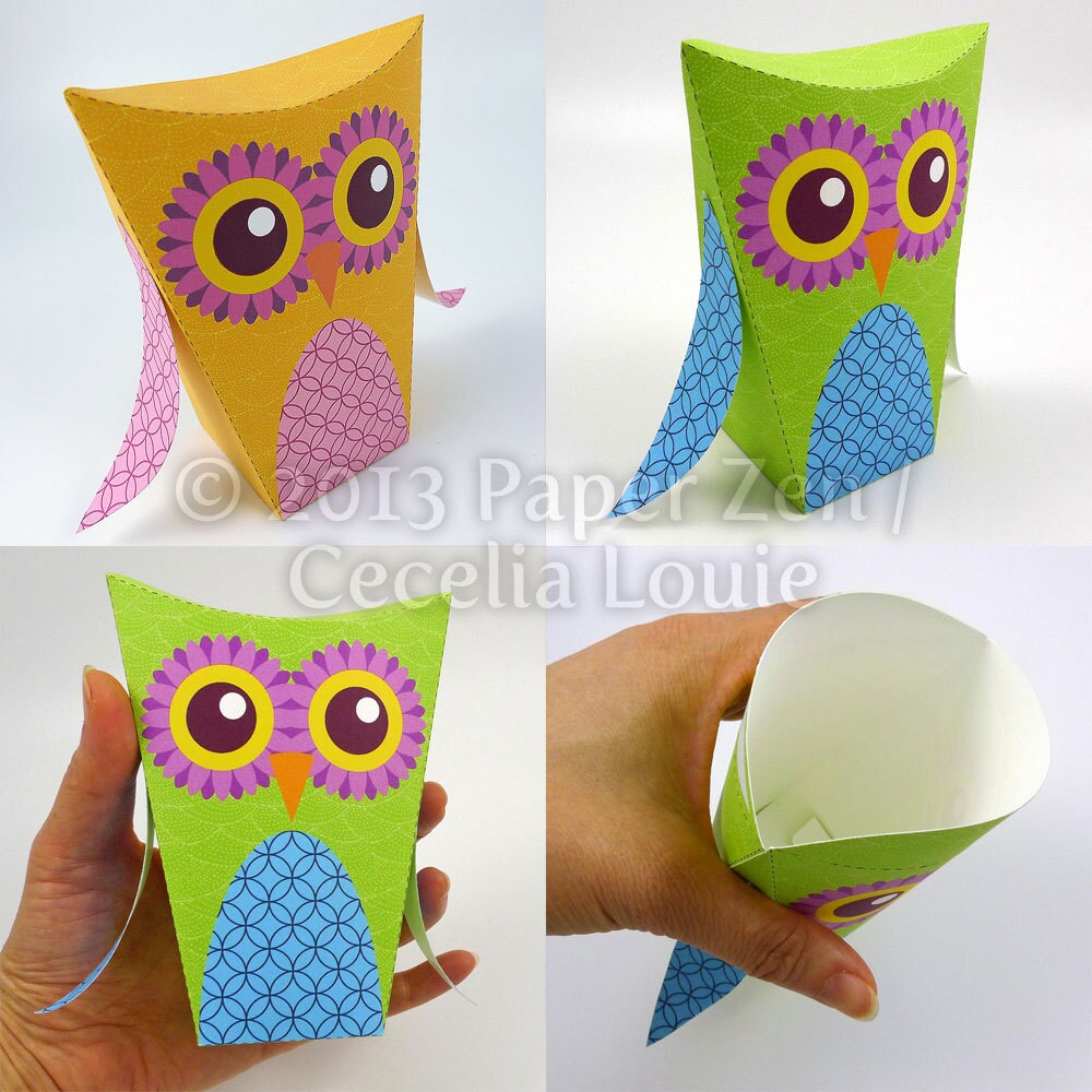 Owl Box - Printable PDF