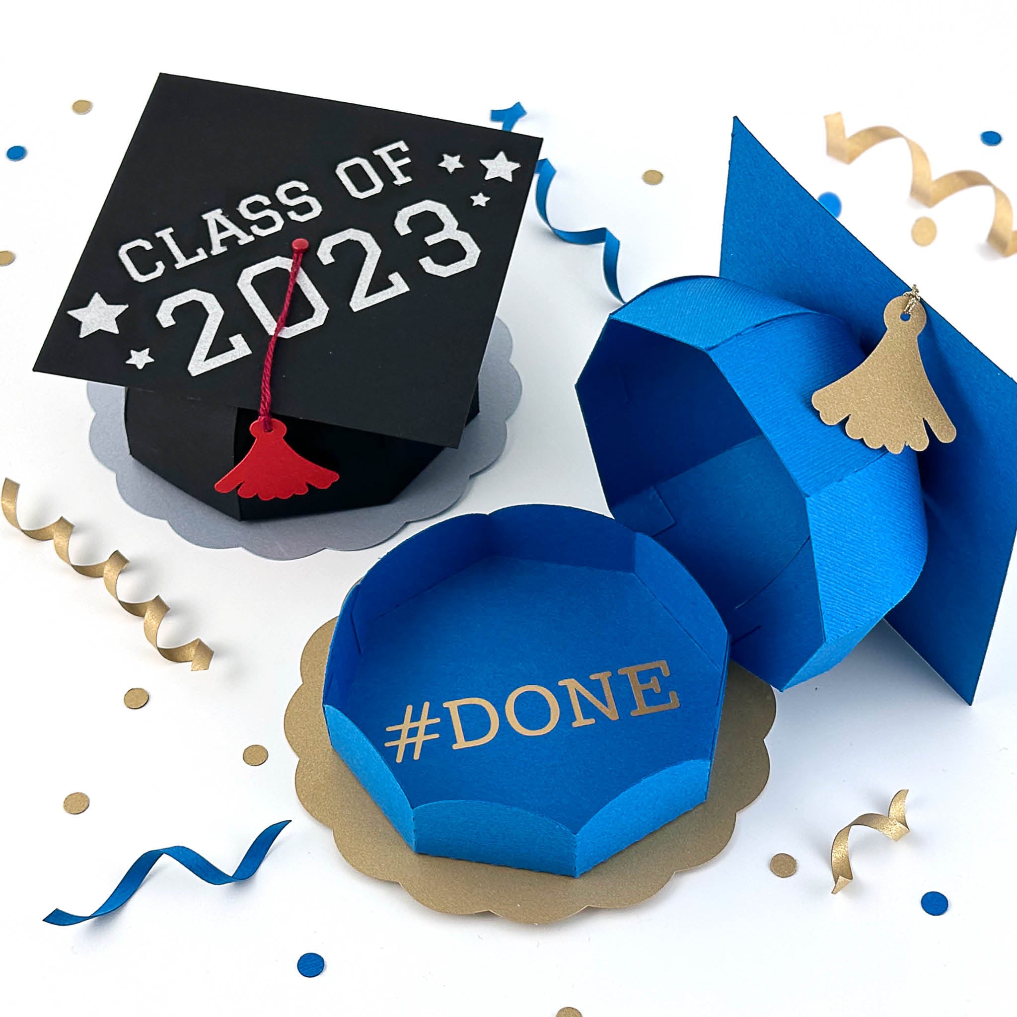 Graduation Cap Gift Box - SVG – PaperZen