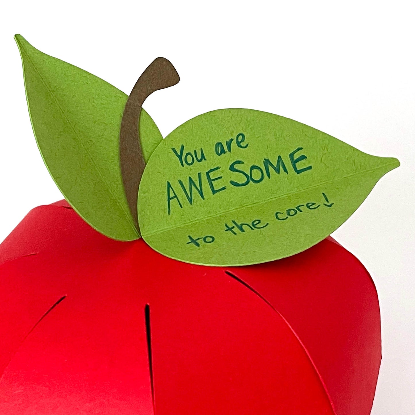 Apple Gift Box 3D SVG Teacher Appreciation
