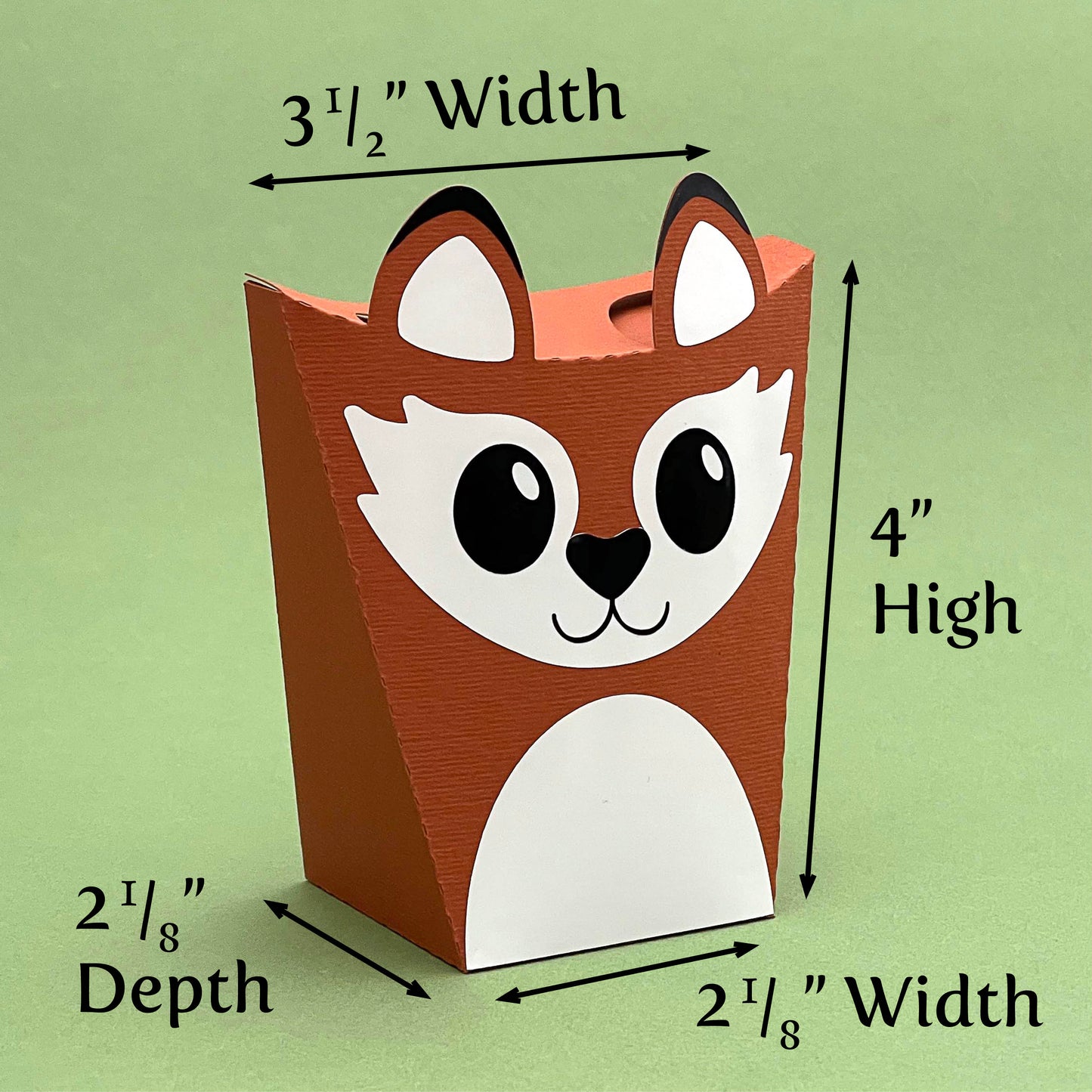 Fox Gift Box - SVG