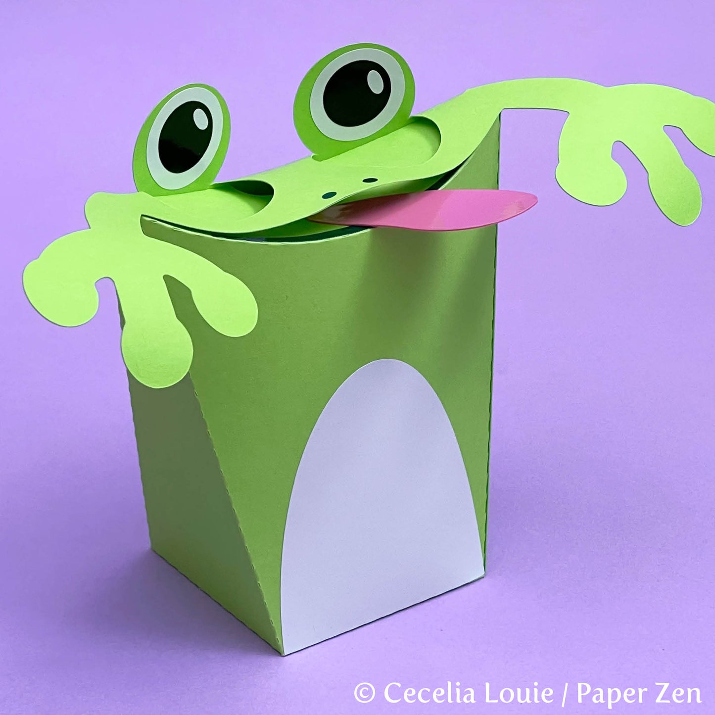 Frog Gift Box - SVG – PaperZen