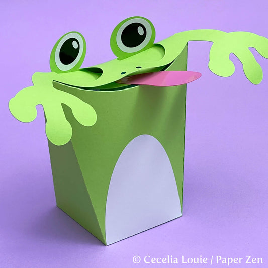 Frog Gift Box - SVG