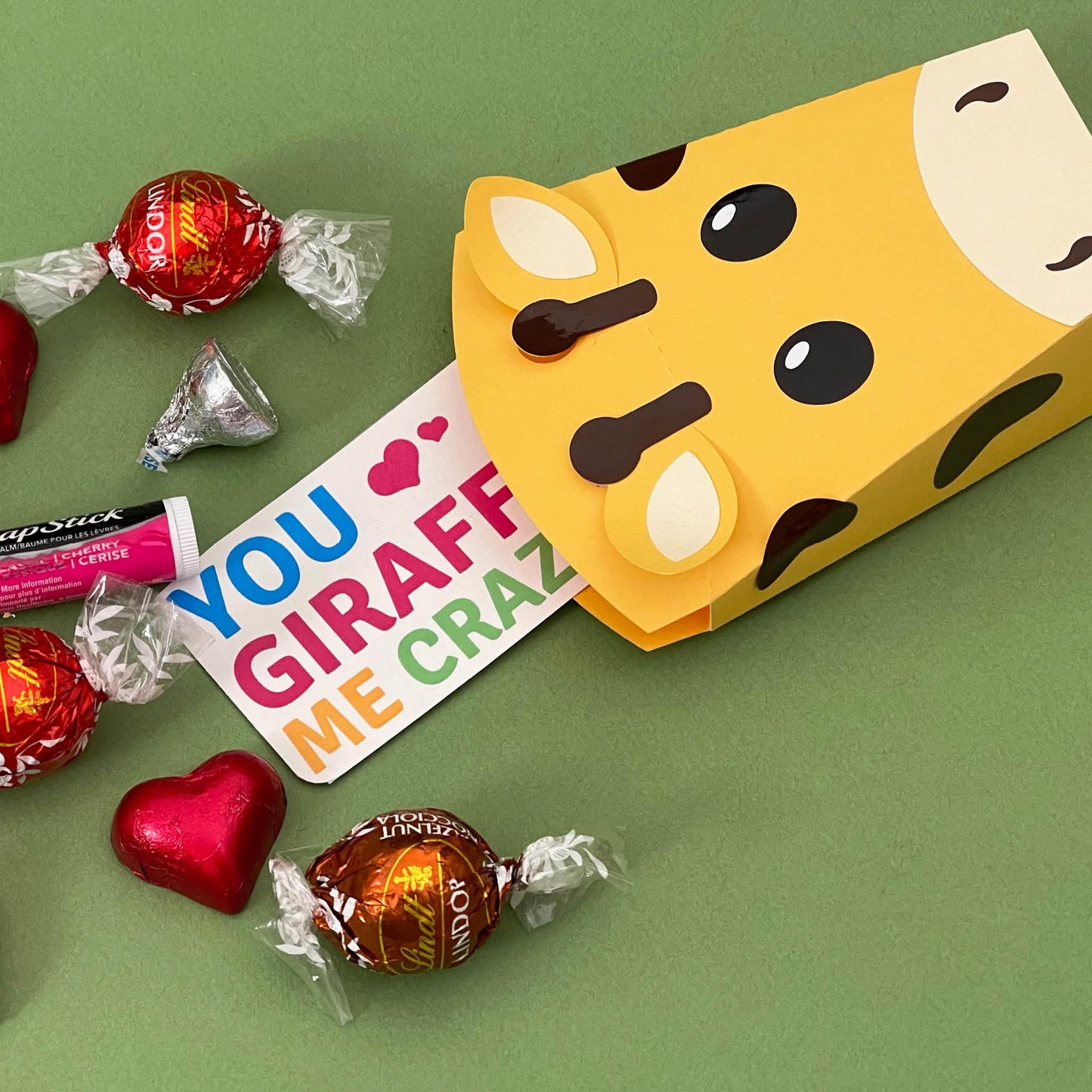 Giraffe Gift Box - SVG