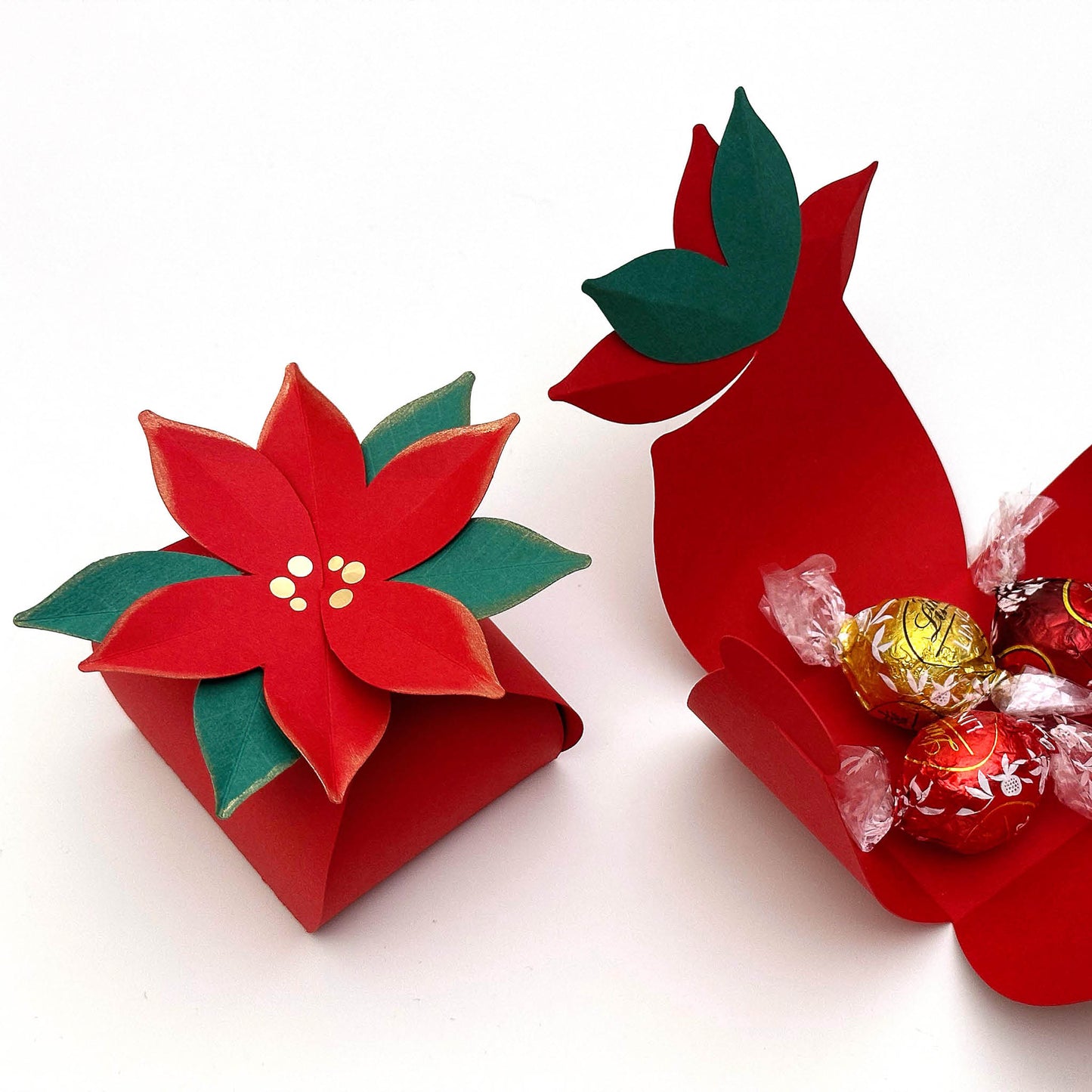 Christmas Poinsettia Gift Box - FREE