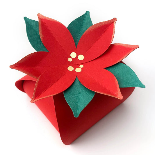 Christmas Poinsettia Gift Box - FREE