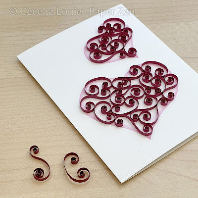 Quilling Valentine’s Day Card