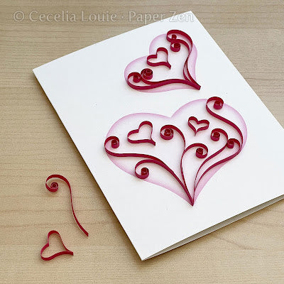 Quilling Valentine’s Day Card