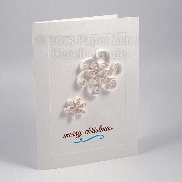 Quilling Snowflake Blank Grid