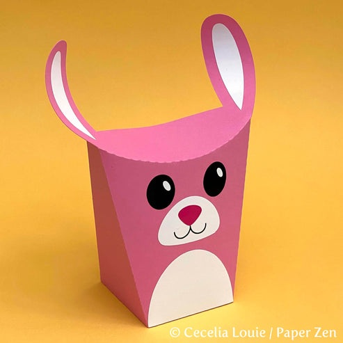 Rabbit Gift Box - SVG – PaperZen