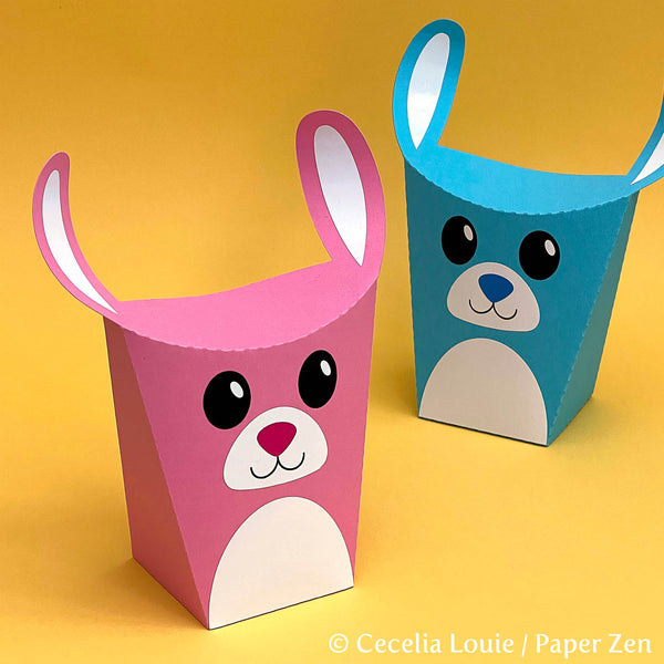 Rabbit Gift Box - SVG – PaperZen