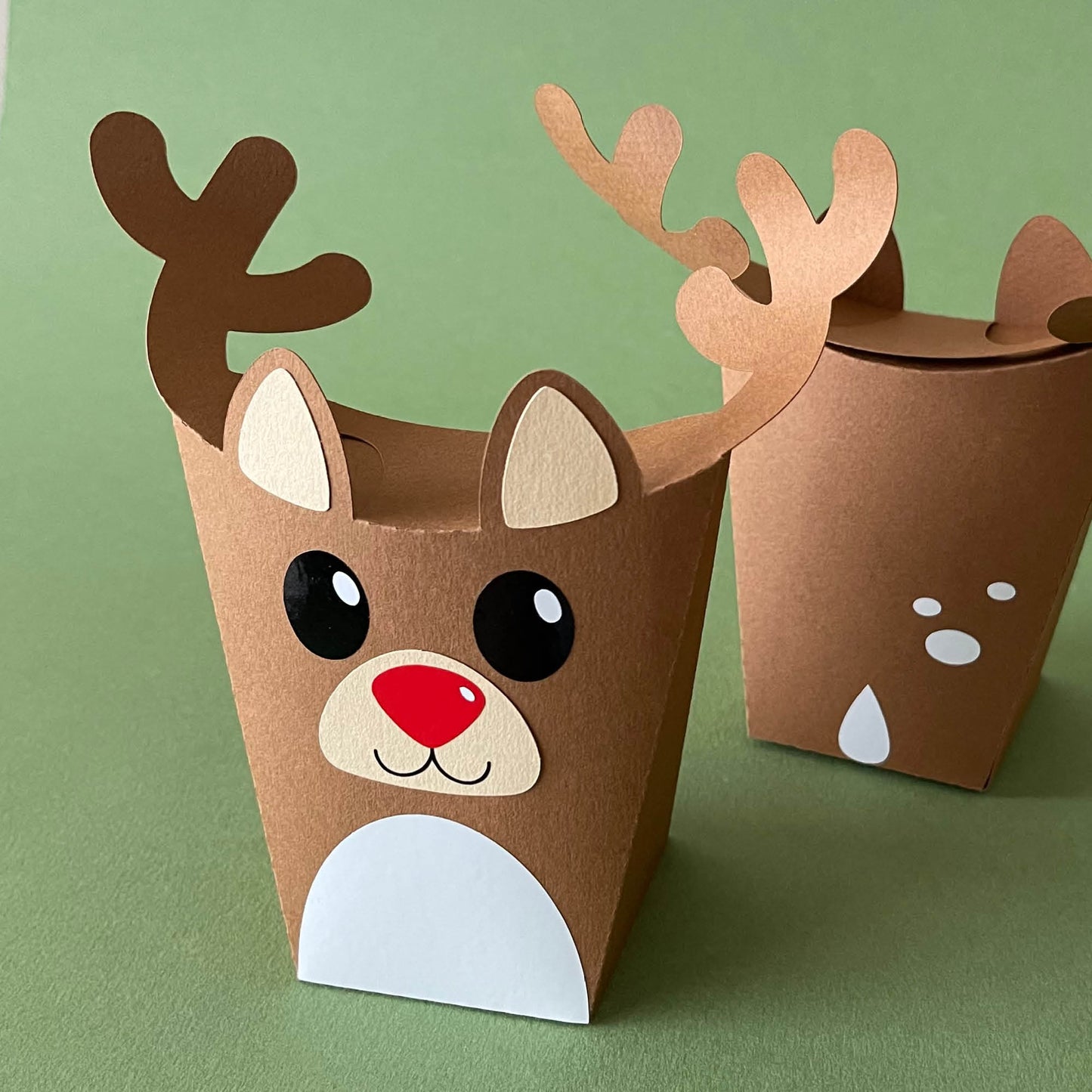 Reindeer Gift Box - SVG