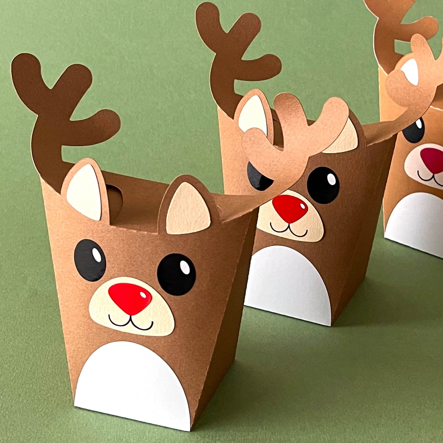 Reindeer Gift Box - SVG