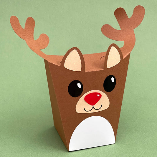 Reindeer Gift Box - SVG