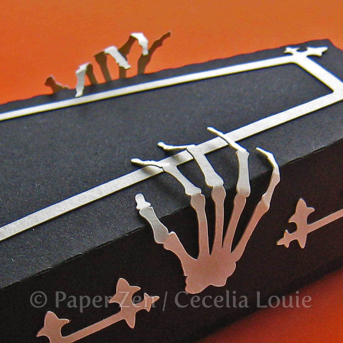 Halloween Coffin Box and Covers - SVG