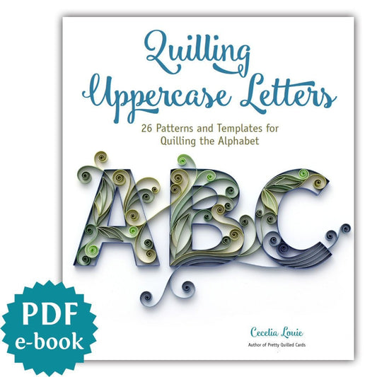 Quilling Uppercase Letters