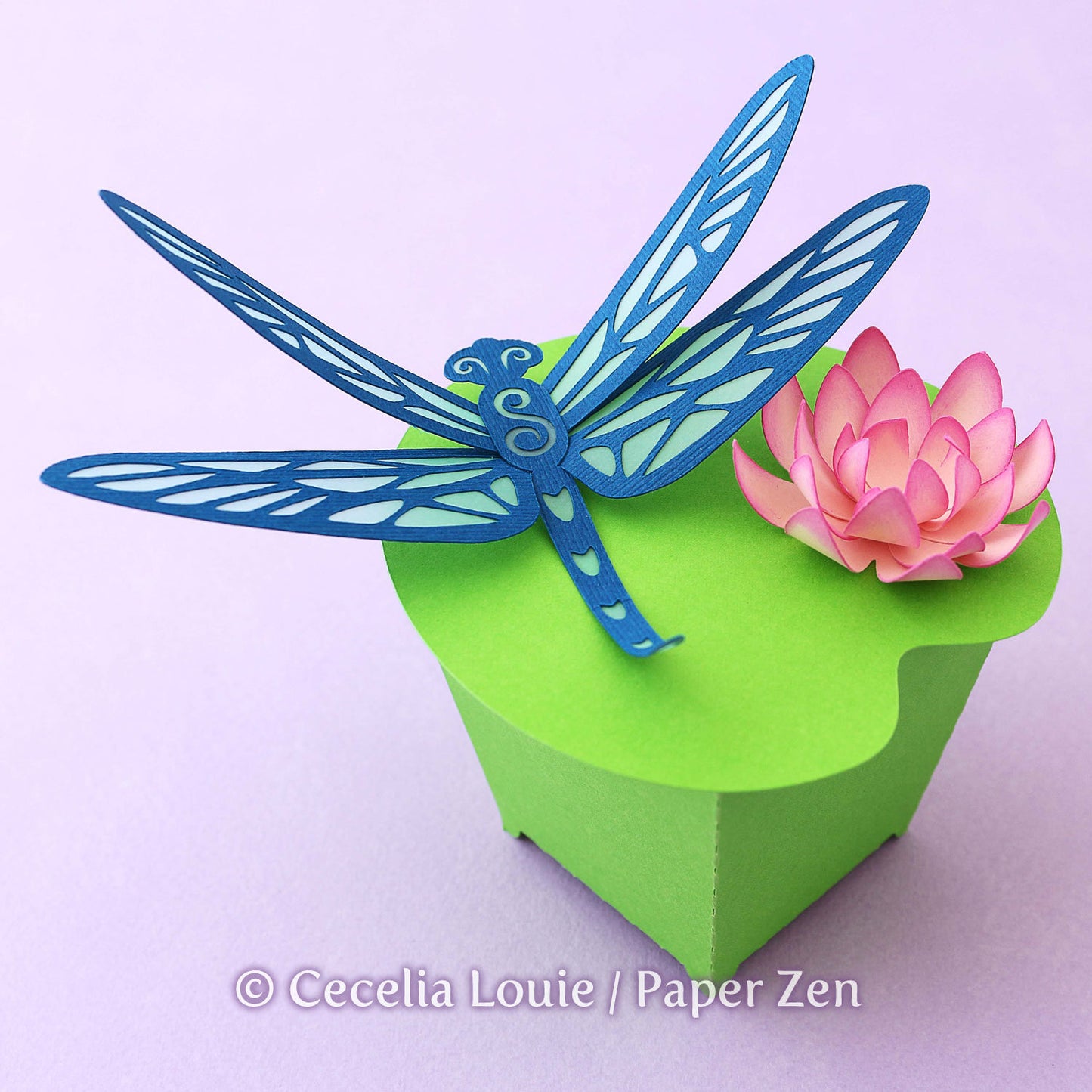 Dragonfly Box - SVG