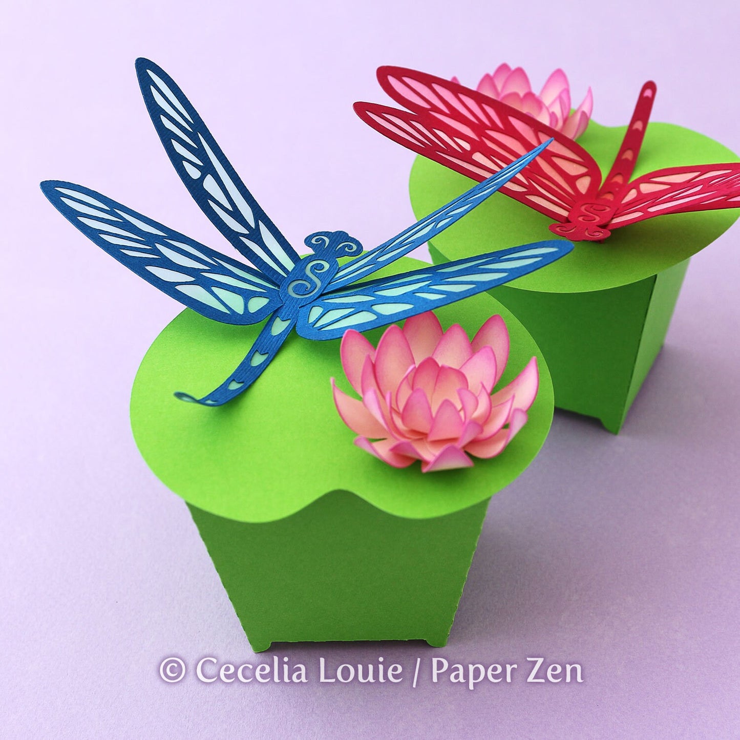 Dragonfly Box - SVG