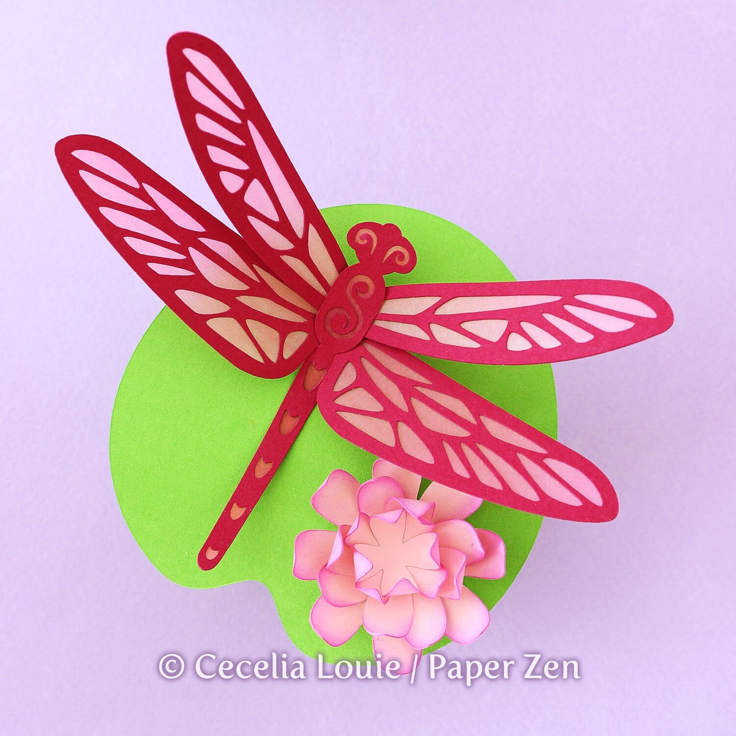 Dragonfly Box - SVG