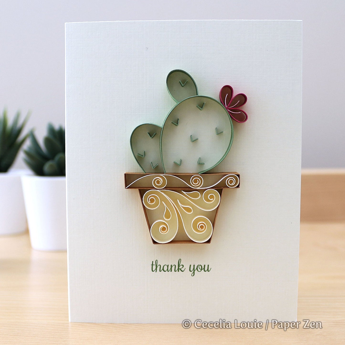 Quilling Succulents